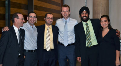 Image of smiling graduating doctors 